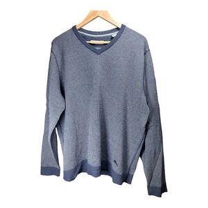 Tommy Bahama Island Zone Sweater White and Blue Mens XL​